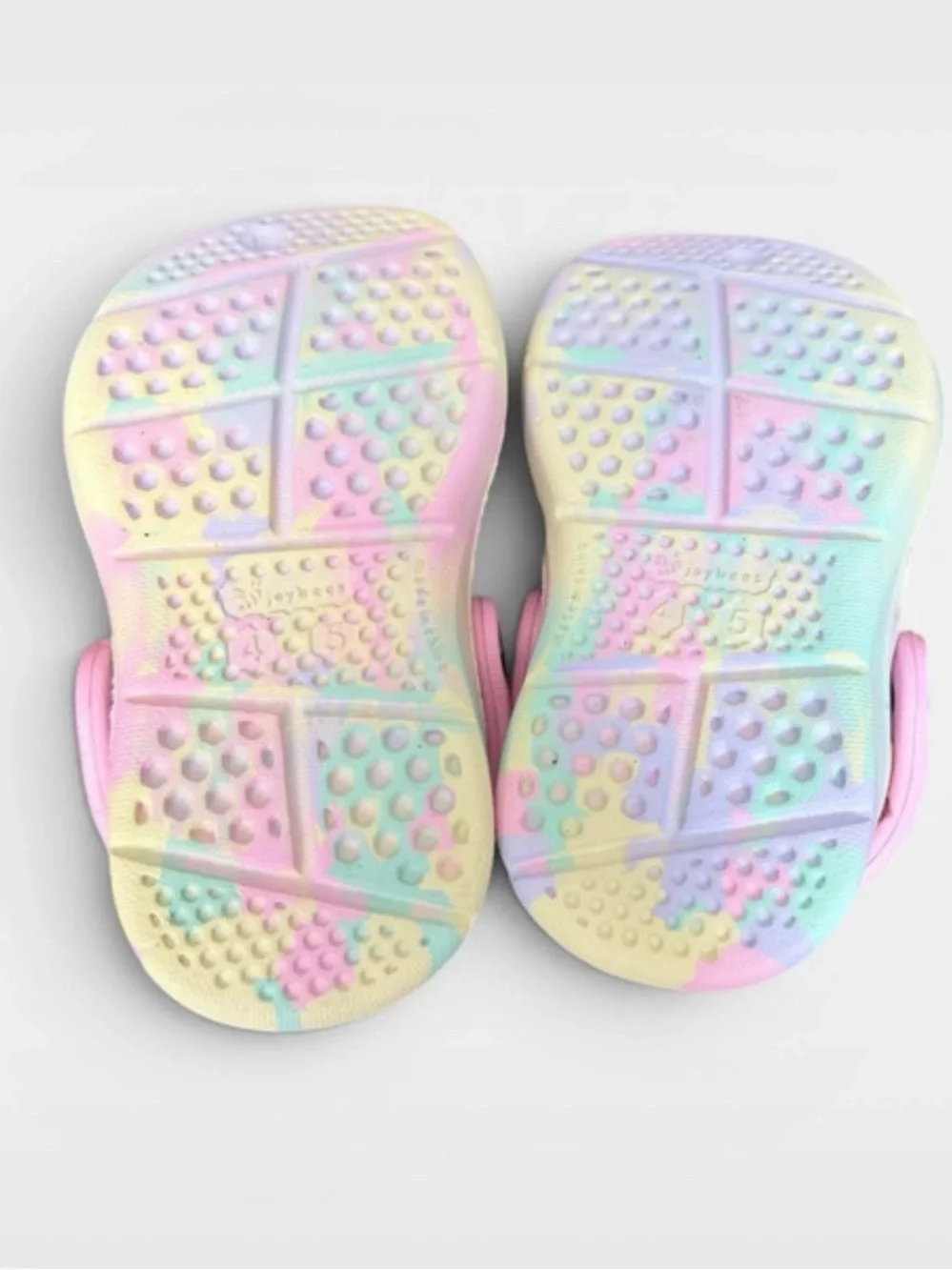 Joybees Baby/Toddler Active Marbled Ombré Pink  Clog 4/5 NWT